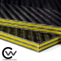 1/4" Gold Metallic Carbon Fiber Plate - Image 4