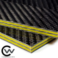 1/4" Gold Metallic Carbon Fiber Plate - Image 5