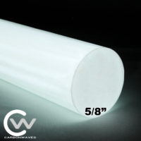 5/8" White TurboGlow Rod